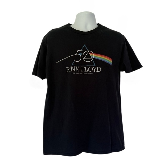 Pink Floyd 50th Anniversary Tee– The Dark Side of the Moon – Black – Size Large - Picture 1 of 8